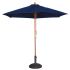Bolero Round Parasol 2.5m Diameter Navy Blue