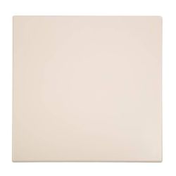 Bolero Pre-drilled Square Table Top White 600mm