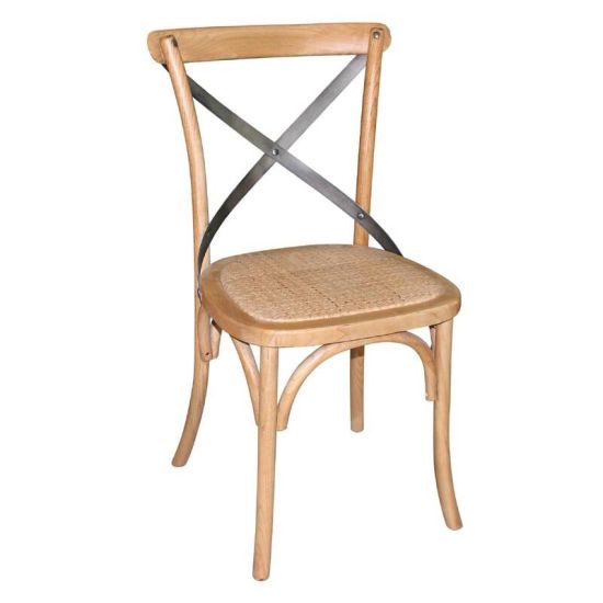 Bolero Natural Wooden Dining Chairs With Backrest (Pack Of 2) URO GG656 Bolero Natural Wooden Dining Chairs With Backrest (Pack Of 2) URO GG656