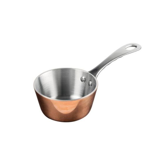 Vogue Mini Copper Tri Wall Saute Pan 85mm URO GG761 Vogue Mini Copper Tri Wall Saute Pan 85mm URO GG761