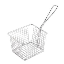 Olympia Chip Basket Square With Handle Large Olympia Chip Basket Square With Handle Large