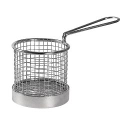 Olympia Chip Basket Round With Handle 95mm Olympia Chip Basket Round With Handle 95mm