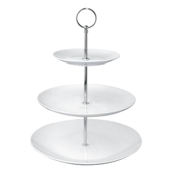 Olympia 3 Tier Afternoon Tea Cake Stand URO GG881 Olympia 3 Tier Afternoon Tea Cake Stand URO GG881