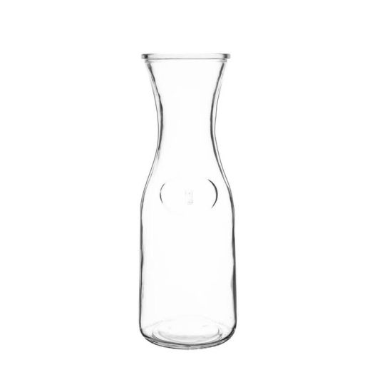 Olympia Glass Carafe 1Ltr Box of 6 URO GG928 Olympia Glass Carafe 1Ltr Box of 6 URO GG928