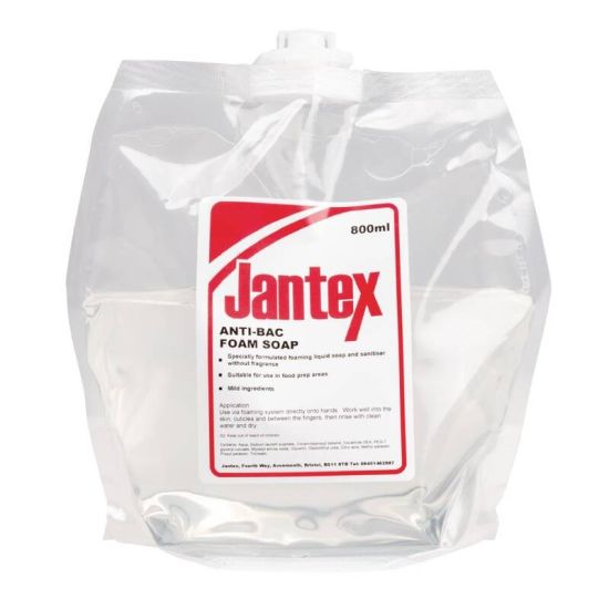 Jantex Antibacterial Foam Soap 800ml URO GG948 Jantex Antibacterial Foam Soap 800ml URO GG948