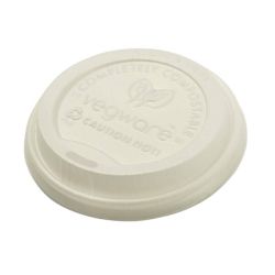 Vegware Compostable Coffee Cup Lids 340ml / 12oz And 455ml / 16oz (Pack Of 1000) Vegware Compostable Coffee Cup Lids 340ml / 12oz And 455ml / 16oz (Pack Of 1000)