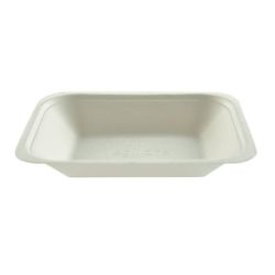 Vegware Compostable Bagasse Chip Trays 175mm (Pack Of 500) Vegware Compostable Bagasse Chip Trays 175mm (Pack Of 500)