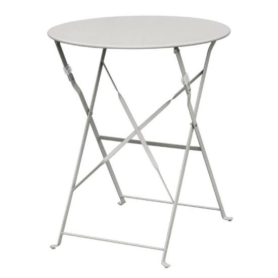 Bolero Grey Pavement Style Steel Table 595mm URO GH556 Bolero Grey Pavement Style Steel Table 595mm URO GH556