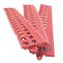 COBA Red Male Edge Flexi-Deck Tiles (Pack Of 3)