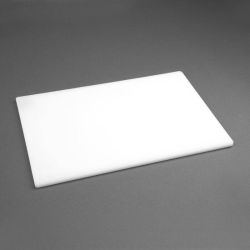 Hygiplas Low Density White Chopping Board Small Hygiplas Low Density White Chopping Board Small