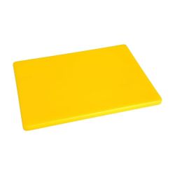 Hygiplas Low Density Yellow Chopping Board Small Hygiplas Low Density Yellow Chopping Board Small