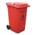 Wheelie Bin Red 240Ltr