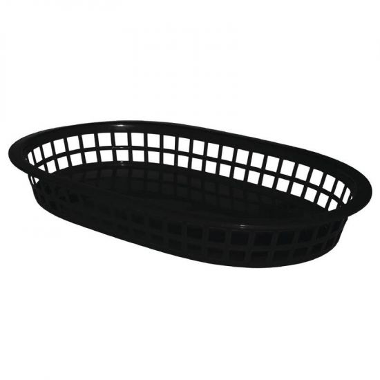 Oval Food Basket Black Box of 6 URO GH969
