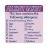 Vogue Allergen Food Labels (Pack of 500)