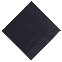Duni Compostable Dinner Napkins Black 400mm (Pack Of 1000)