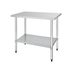 Vogue Stainless Steel Prep Table 1200mm Vogue Stainless Steel Prep Table 1200mm