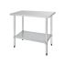 Vogue Stainless Steel Prep Table 1200mm