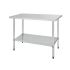 Vogue Stainless Steel Prep Table 1800mm
