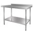 Vogue Stainless Steel Table with Upstand 1800mm