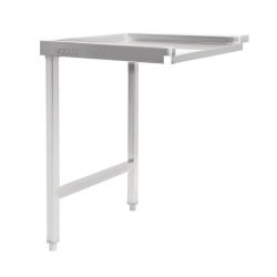 Vogue Pass Through Dishwash Table Left 600mm Vogue Pass Through Dishwash Table Left 600mm