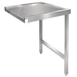 Vogue Pass Through Dishwash Table Right 600mm Vogue Pass Through Dishwash Table Right 600mm