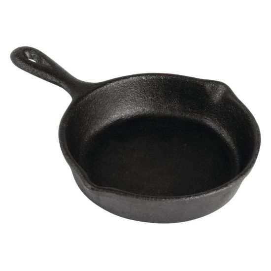 Olympia Mini Cast Iron Round Pan 115mm URO GJ553 Olympia Mini Cast Iron Round Pan 115mm URO GJ553