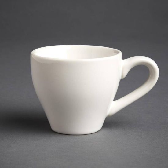 Olympia Cafe Espresso Cups White 100ml 3.5oz Box of 12 URO GK071 Olympia Cafe Espresso Cups White 100ml 3.5oz Box of 12 URO GK071