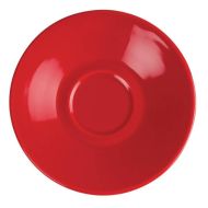 Olympia Cafe Espresso Saucers Red 116.5mm (Pack of 12)