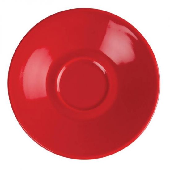 Olympia Cafe Espresso Saucers Red Box of 12 URO GK085
