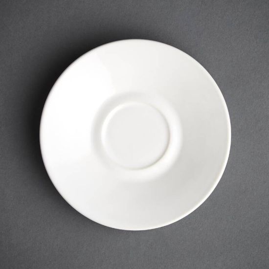 Olympia Cafe Espresso Saucers White Box of 12 URO GK086 Olympia Cafe Espresso Saucers White Box of 12 URO GK086