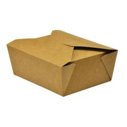Vegware Compostable Paperboard No.8 Food Cartons 1300ml / 46oz