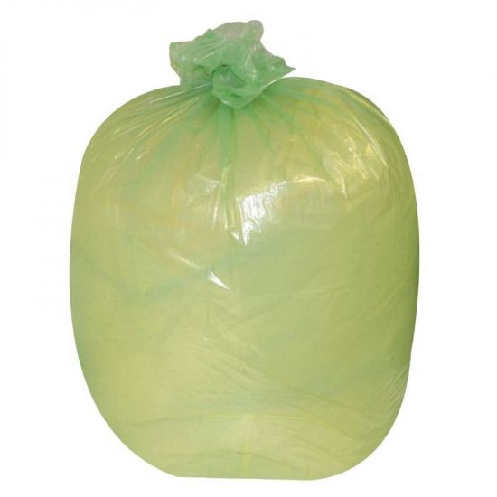 Jantex Bin Bags Green Pack Of 200 URO GK685
