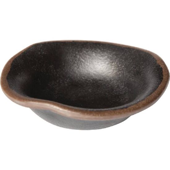 APS Marone Melamine Rustic Bowl 115mm URO GK846 APS Marone Melamine Rustic Bowl 115mm URO GK846
