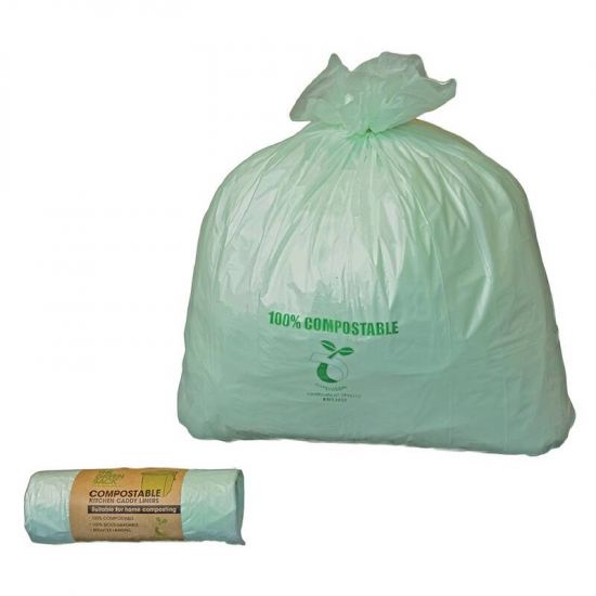 Jantex Compostable Caddy Sack Pack Of 24 URO GK890