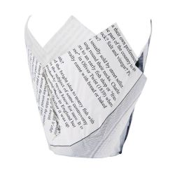 Newspaper Design Chip Crowns (Pack Of 1100) Newspaper Design Chip Crowns (Pack Of 1100)