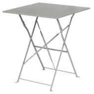 Bolero Grey Square Pavement Style Steel Table