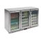Polar G-Series Back Bar Cooler with Hinged Doors Stainless Steel 330Ltr
