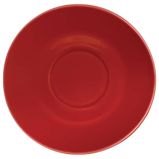 Olympia Cafe Saucers Red Box of 12 URO GL047 Olympia Cafe Saucers Red Box of 12 URO GL047