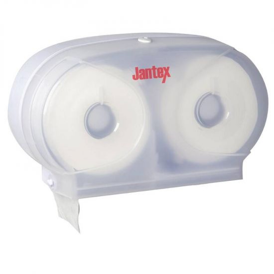 Jantex Micro Twin Toilet Roll Dispenser URO GL062