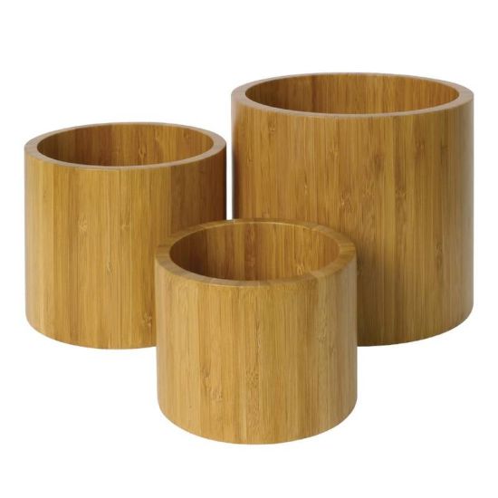Olympia Bamboo Risers Set Of 3 URO GL073 Olympia Bamboo Risers Set Of 3 URO GL073
