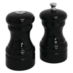 Salt and Pepper Set Black Salt and Pepper Set Black