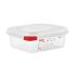 Araven Polypropylene 1/6 Gastronorm Food Storage Containers 1.1Ltr (Pack Of 4)