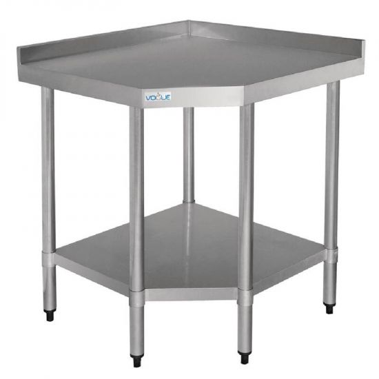 Vogue Stainless Steel Corner Table 700mm URO GL278