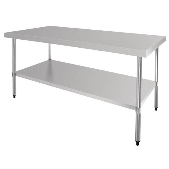 Vogue Stainless Steel Centre Table 1800mm URO GL279 Vogue Stainless Steel Centre Table 1800mm URO GL279