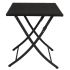 Bolero Square PE Wicker Folding Table 600mm