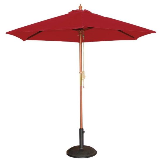 Bolero Round Parasol 2.5m Diameter Red URO GL304