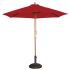 Bolero Round Parasol 3m Diameter Red