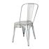 Bolero Bistro Galvanised Steel Side Chairs (Pack Of 4)