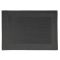 APS PVC Placemat Fine Band Frame Black (Pack of 6)