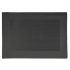 APS PVC Placemat Fine Band Frame Black (Pack of 6)